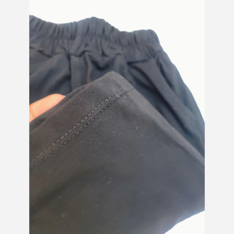 شلوارک بچه گانه نخ پنبه مشکی راحتی و اسپرت