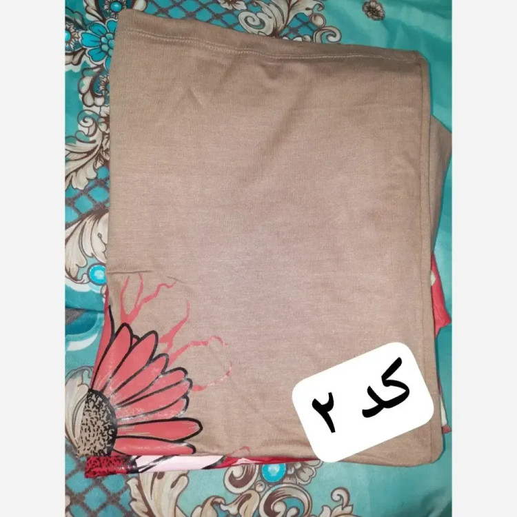 تیشرت زنانه اسپان پنبه طرح گل قواره دار سایز 38 تا 46