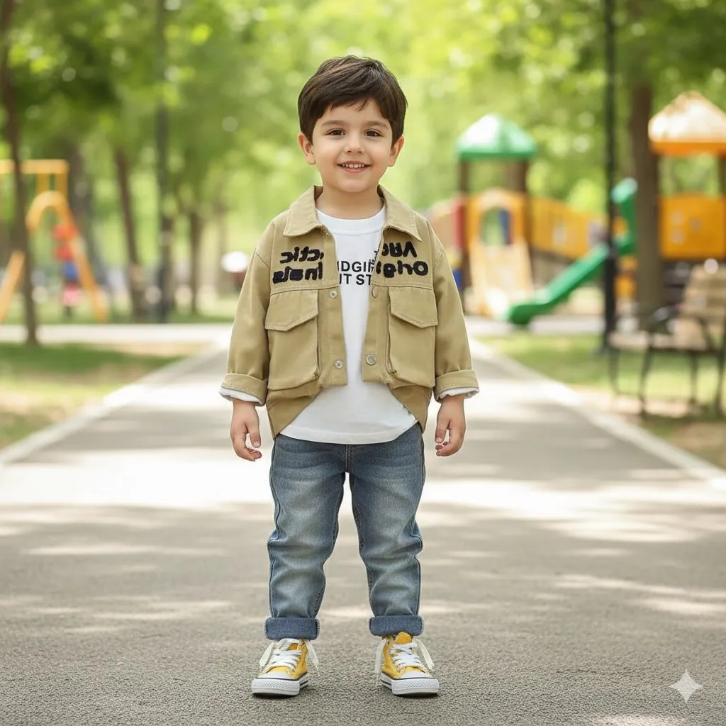 ست سه تکه کت و شلوار و بلوز پسرانه وارداتی مناسب 1 تا 5 سال