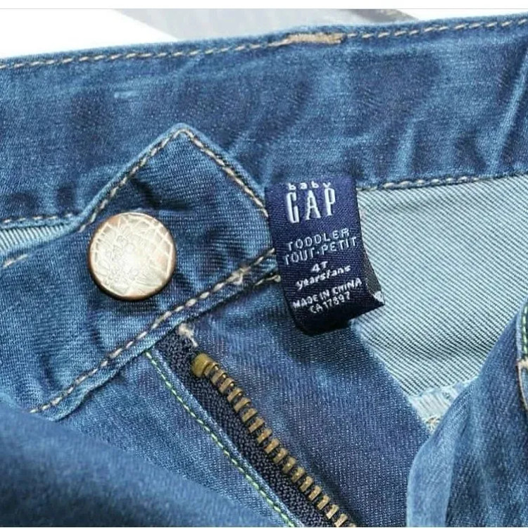 شلوارک جین بچگانه برند GAP مناسب دختر و پسر سایز 2 تا 6 سال