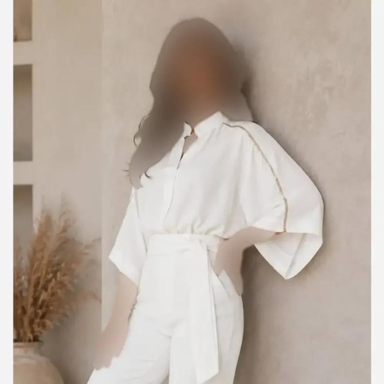 شومیز کراپ مجلسی زنانه جنس الیزه فری سایز 36 تا 44