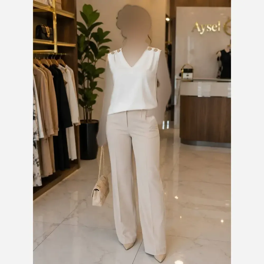 تاپ مجلسی زنانه یقه هفت آستین حلقه ای جنس الیزه اعلا مناسب زیر کت و مانتو