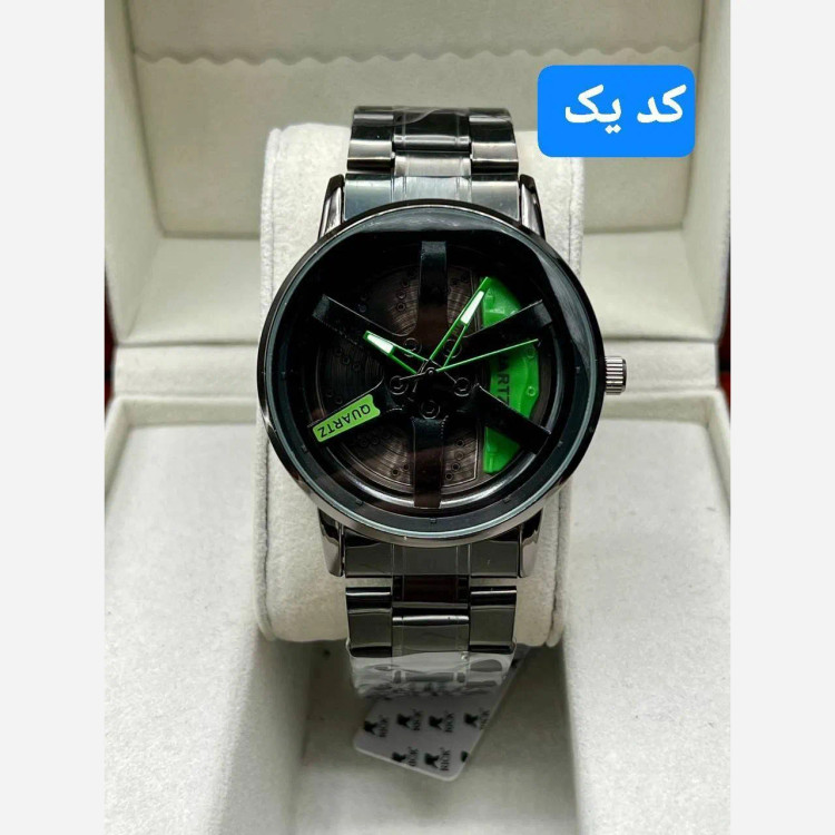 ساعت مچی مردانه اسکمی مدل رینگ اسپرت با بند استیل مشکی و صفحه چرخشی به همراه جعبه کادویی و گارانتی شش ماهه