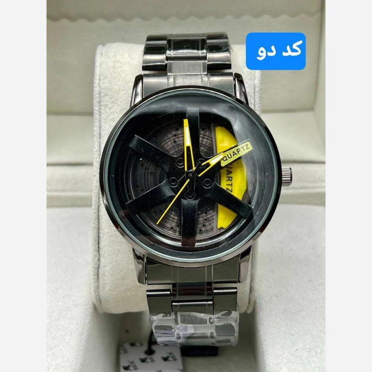 ساعت مچی مردانه اسکمی مدل رینگ اسپرت با بند استیل مشکی و صفحه چرخشی به همراه جعبه کادویی و گارانتی شش ماهه
