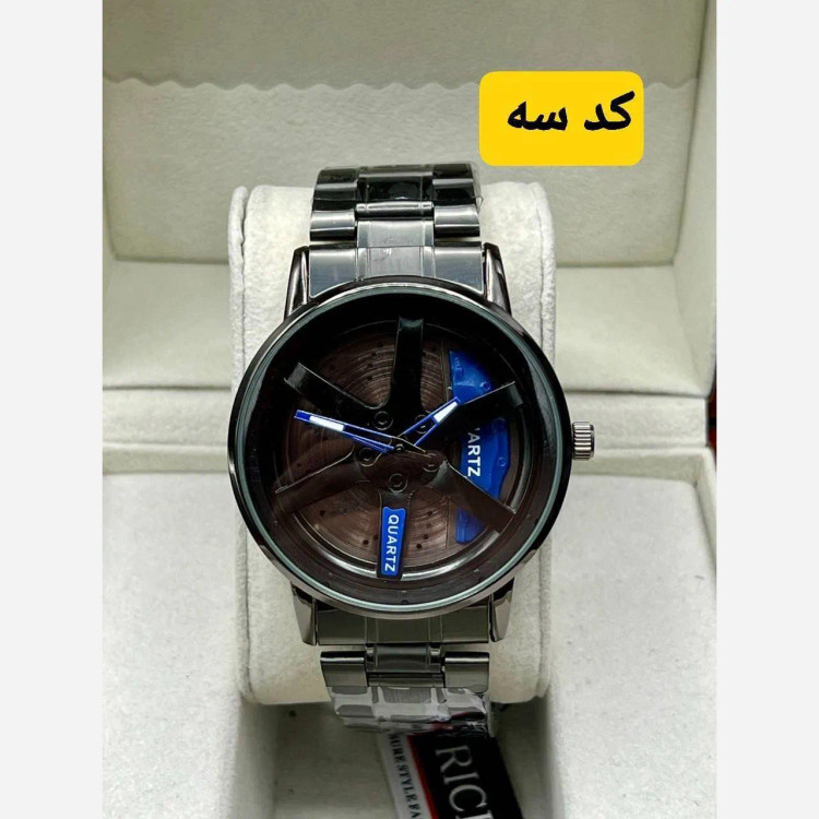 ساعت مچی مردانه اسکمی مدل رینگ اسپرت با بند استیل مشکی و صفحه چرخشی به همراه جعبه کادویی و گارانتی شش ماهه