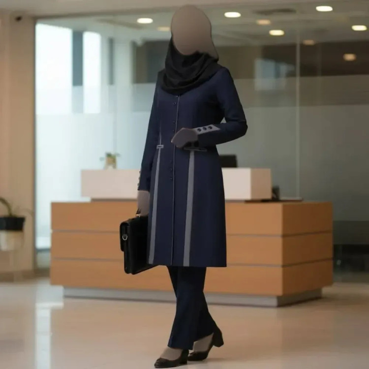 ست مانتو شلوار اداری زنانه مدل بهار ساده جنس پرشین در رنگبندی متنوع