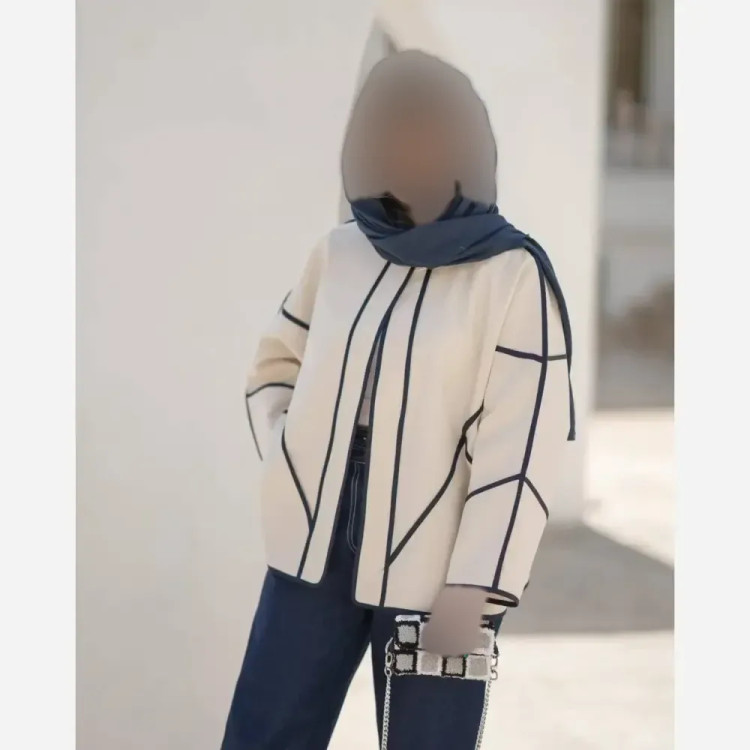 ست مانتو شلوار دخترانه اسپرت مدل مهسا جنس مانتو لینن و شلوار جین تنسل