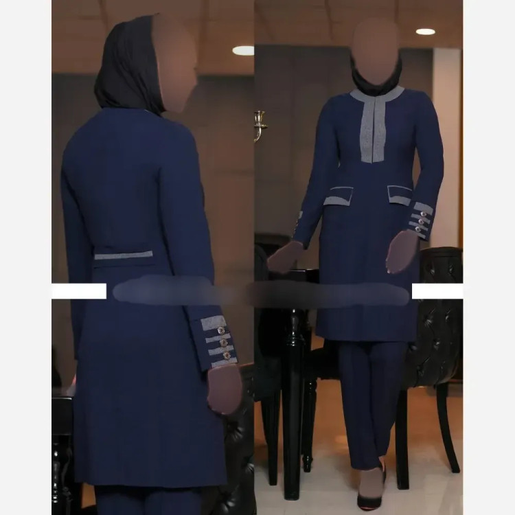 ست مانتو شلوار اداری زنانه مدل مریم جنس پرشیا درجه یک