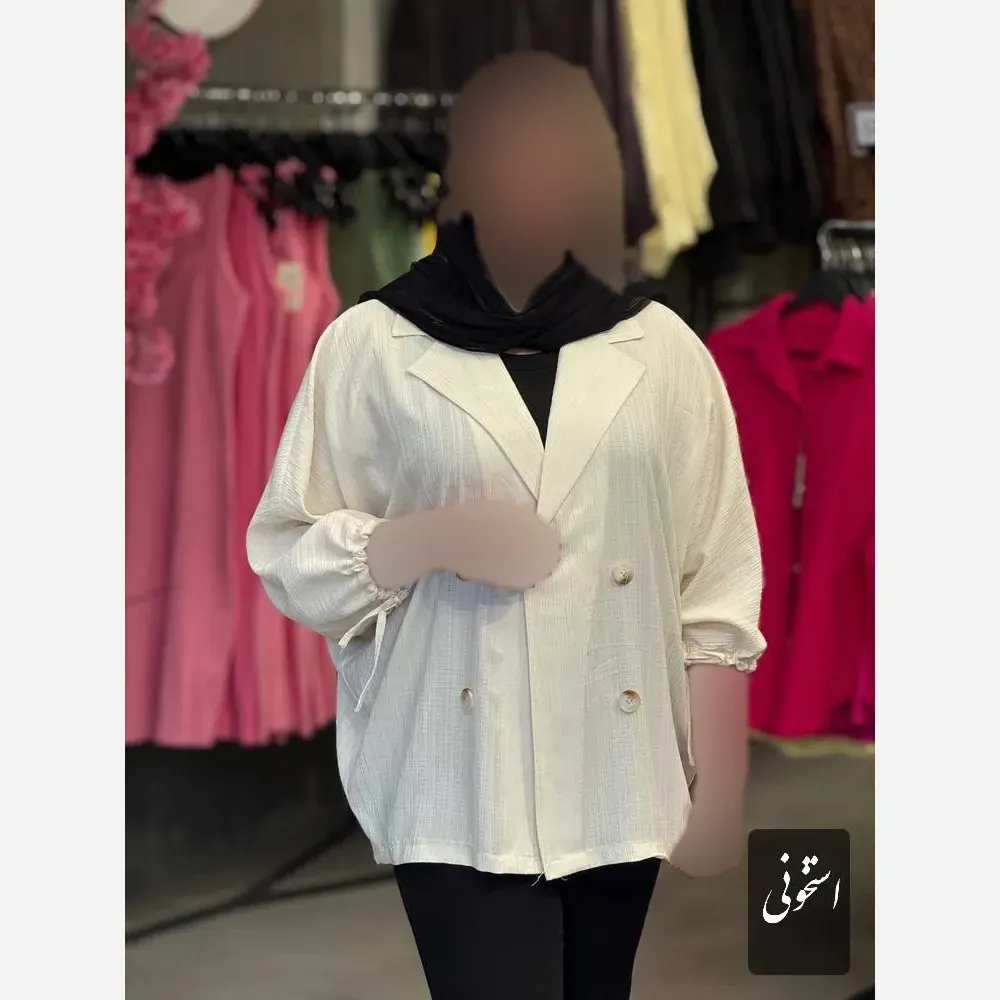 مانتو اسپرت تابستانه مدل مائده جنس آیوا فری سایز تا 48
