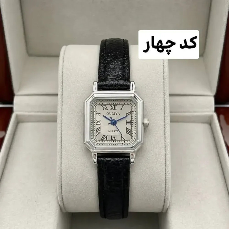 پک کامل ست ساعت و دستبند و حلقه زنانه و مردانه بند استیل طرح سه موتوره با جعبه کادویی