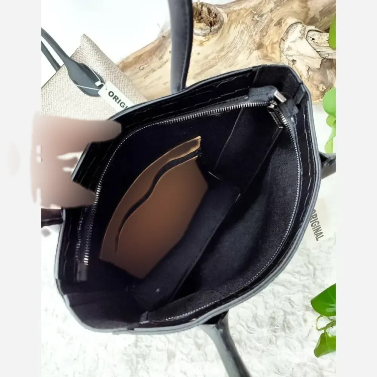 کیف دوقلو زنانه مدل الناز جنس چرم صنعتی درجه یک ابعاد 35 در 31