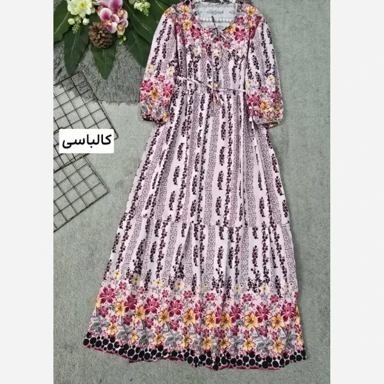 پیراهن ساحلی زنانه مدل سرو جنس بوگاتی فری سایز 36 تا 46