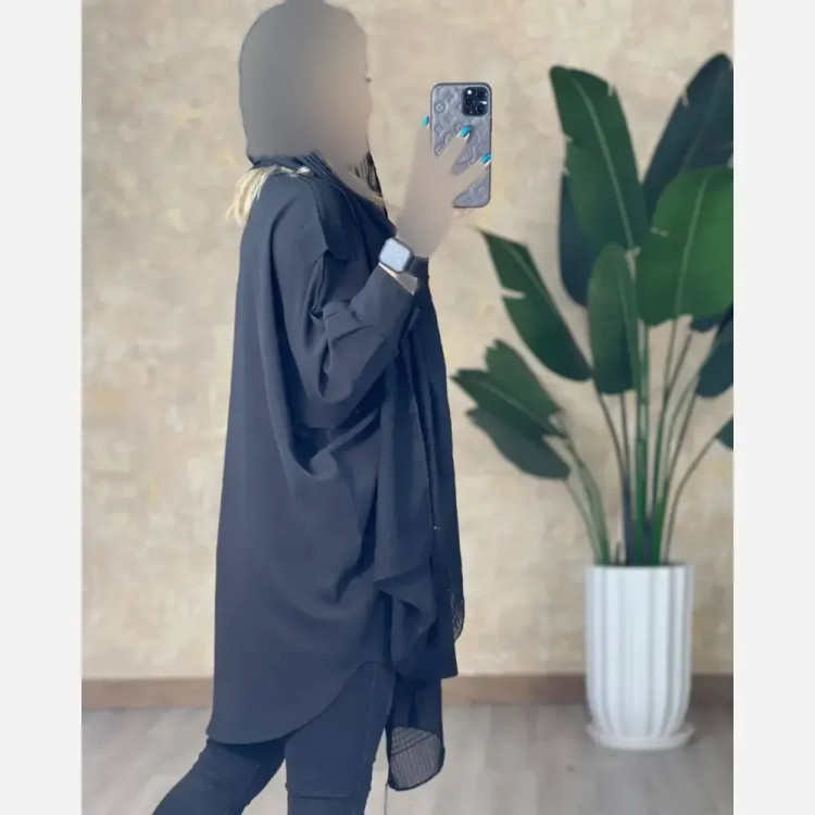 پانچ زنانه داکرون مشکی فری سایز 36 تا 46