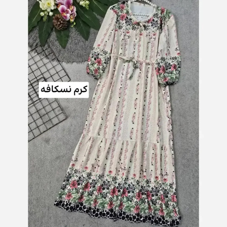 پیراهن ساحلی زنانه مدل سرو جنس بوگاتی فری سایز 36 تا 46
