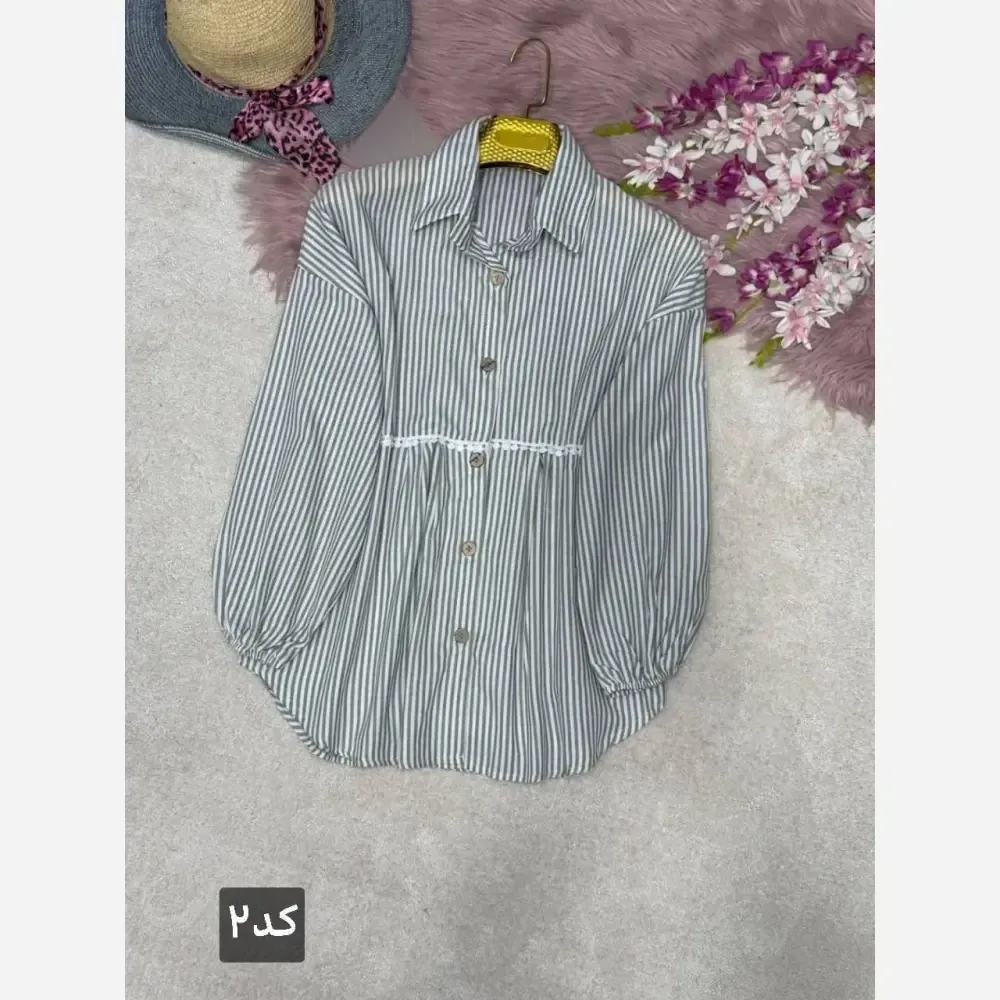 شومیز عروسکی زنانه جنس لنین پنبه فری سایز 38 تا 46