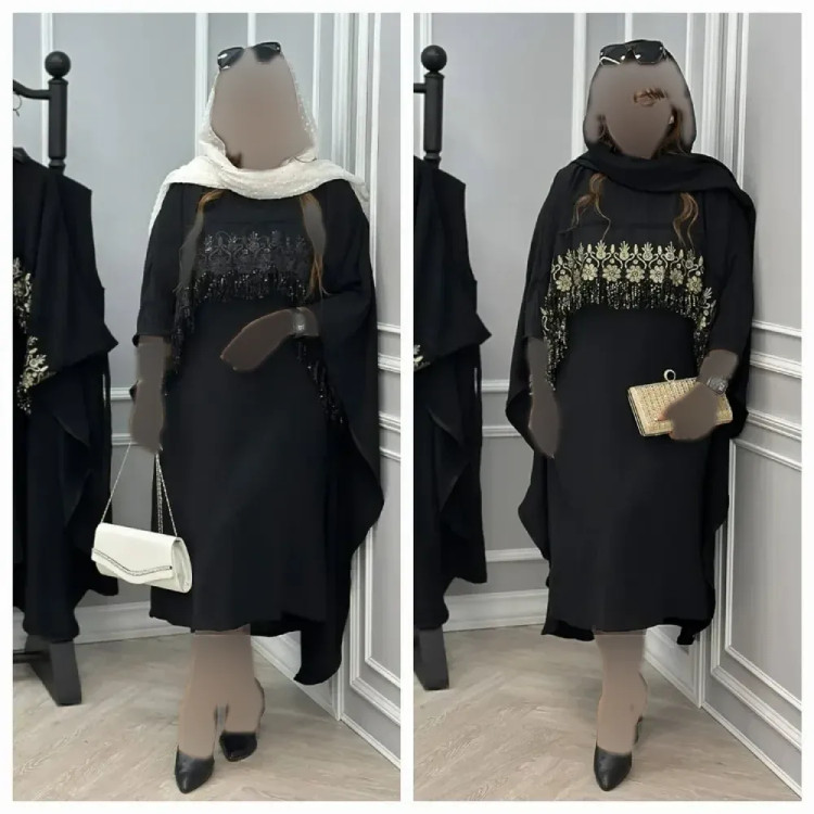 ست پیراهن و رویه زنانه جنس کرپ بوگاتی فری سایز 38 تا 48