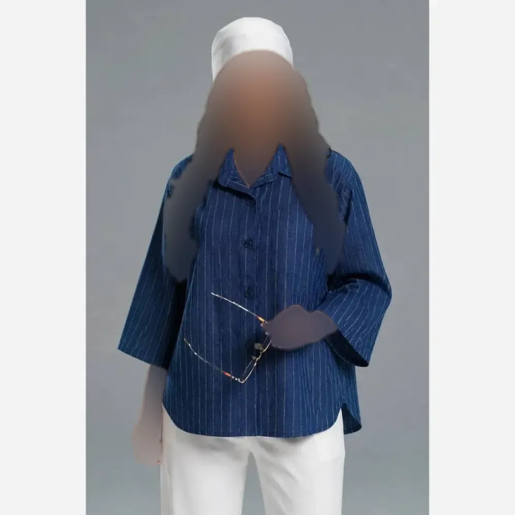 شومیز باکسی زنانه مدل عاطفه جنس شانتون دیپلمات فری سایز 38 تا 46
