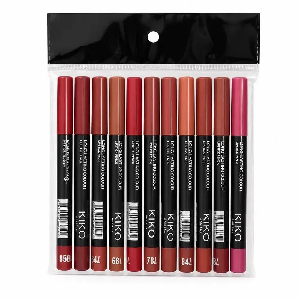 پک رژ مدادی 12 عددی کیکو مدل KIKO Milano با ماندگاری بالا