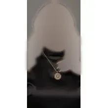 گردنبند زنانه رنگ ثابت استیل ضد زنگ با روکش طلا و رودیوم