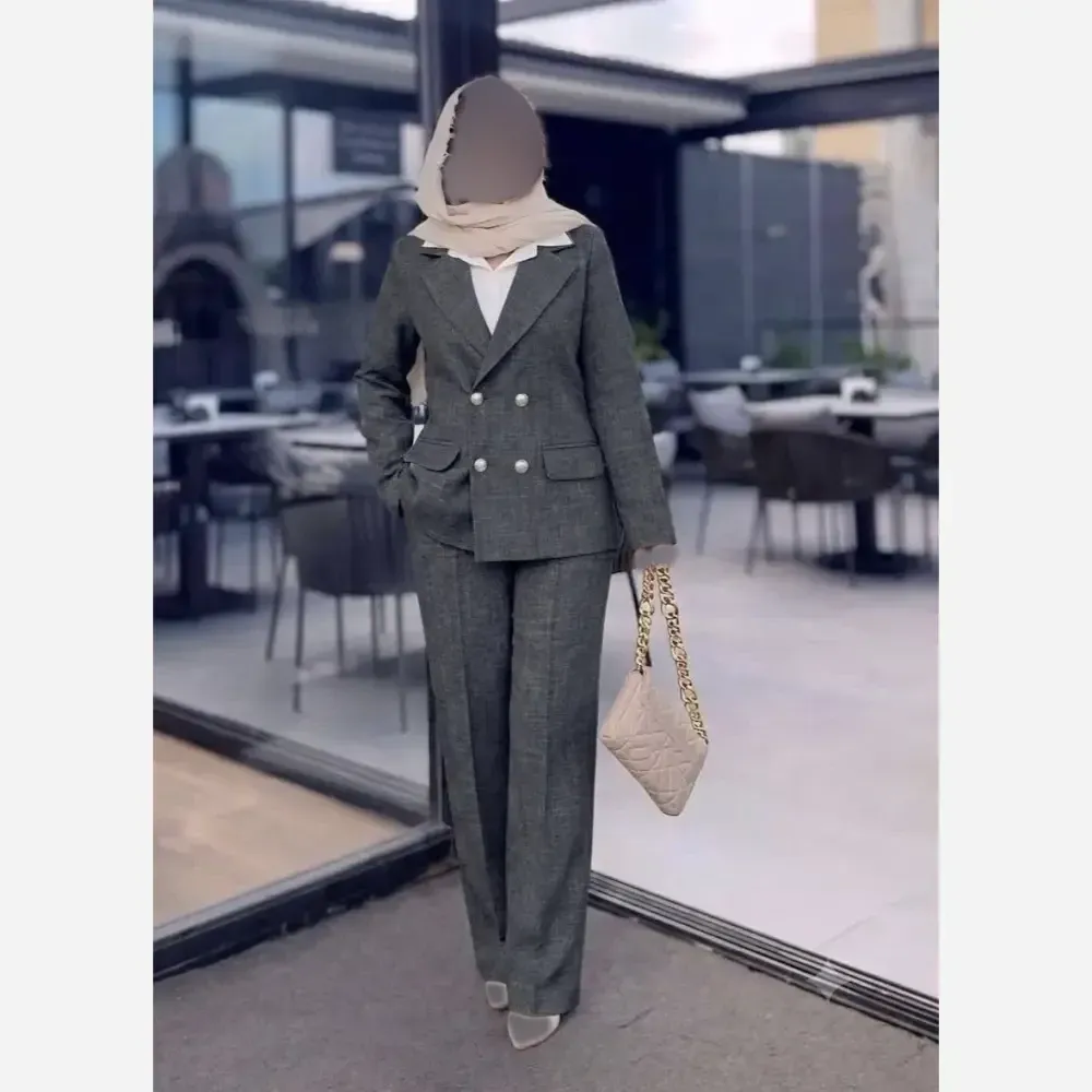 ست کت و شلوار زنانه لنین پرشیا سایز 38 تا 46