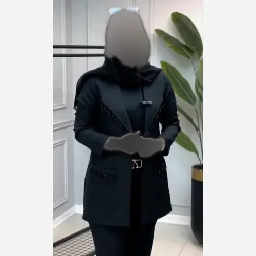 کت مجلسی زنانه مدل اسرا جنس کرپ مازراتی سایز 38 تا 46