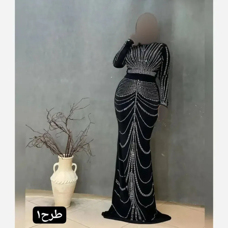ست کراپ و دامن مخمل نگین دار مزونی سایز 36 تا 48