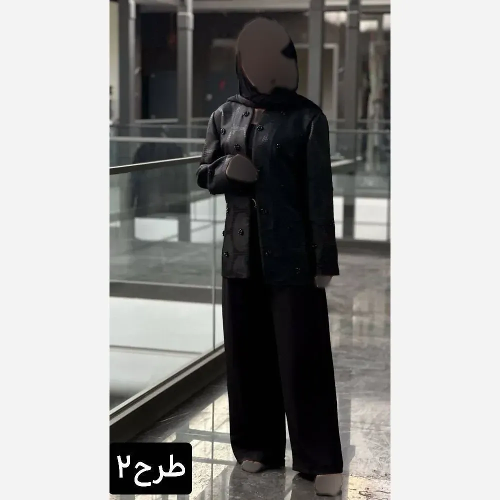 کت تک مجلسی زنانه مدل کاترین جنس ژاکارد ابریشم طرح دار با کریستال دوزی دستدوز سایز 38 تا 48