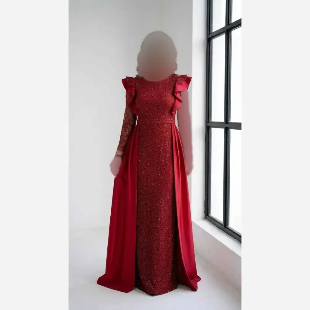 پیراهن مجلسی زنانه حریر سایز بزرگ کاپدار بالاتنه دانتل سنگدوزی شده مشکی