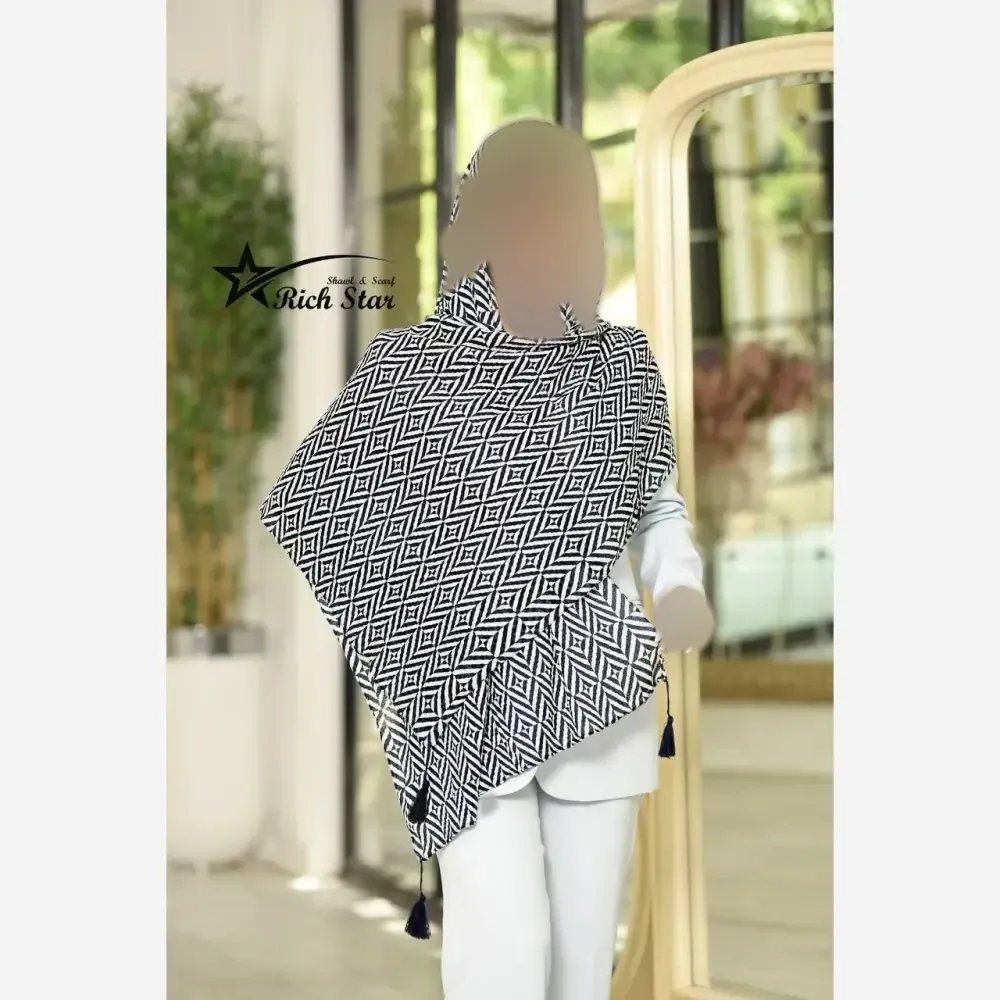 شال زنانه اسپرت کریشه برشکا قواره بلند مناسب بهار و تابستان