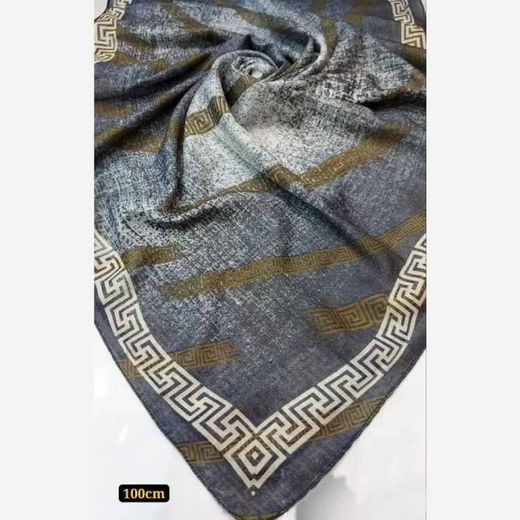 فروش عمده روسری نخی قواره یک متری دوردوخت بسته 200 عددی