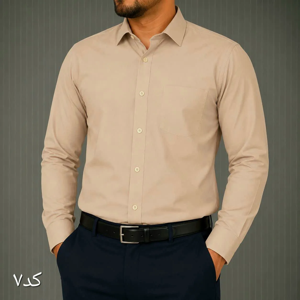 پیراهن آستین بلند مردانه جنس بنگال قواره آزاد در رنگبندی متنوع