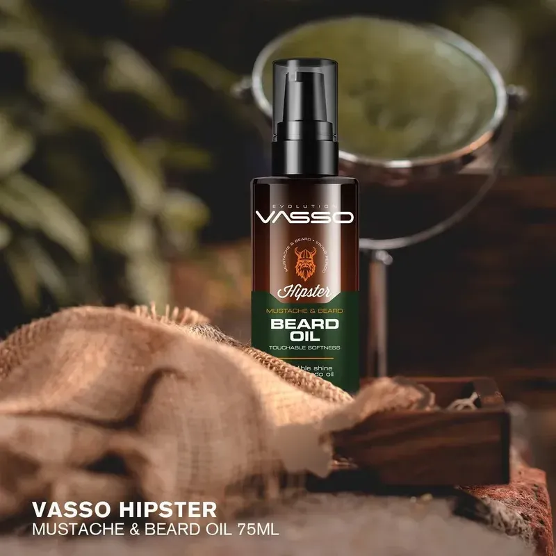 روغن نرم کننده و تقویت کننده مو و ریش واسو مدل Hipster حجم 75 میلی لیتر