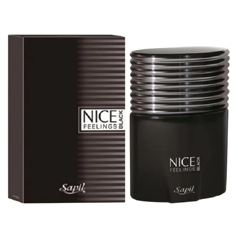 ادو تویلت مردانه ساپیل مدل Nice Feelings Black حجم 75 میلی لیتر