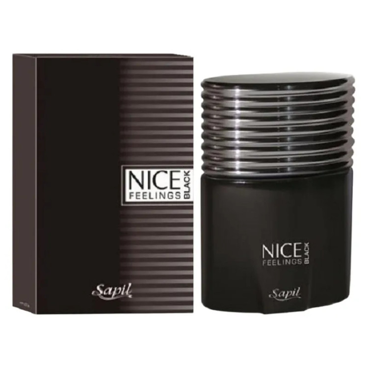 ادو تویلت مردانه ساپیل مدل Nice Feelings Black حجم 75 میلی لیتر