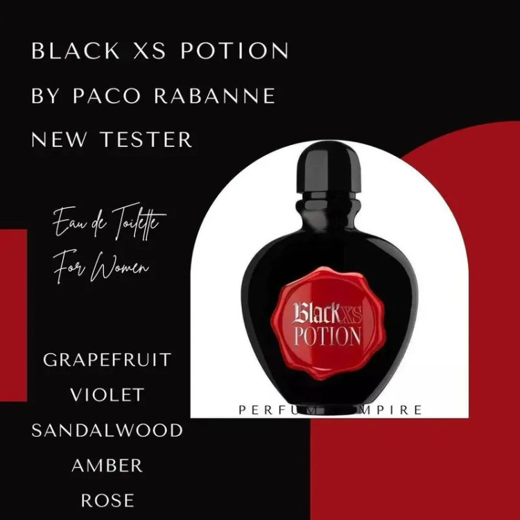ادو تویلت زنانه پاکو رابان مدل Black XS Potion حجم 80 میلی لیتر