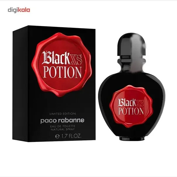 ادو تویلت زنانه پاکو رابان مدل Black XS Potion حجم 80 میلی لیتر
