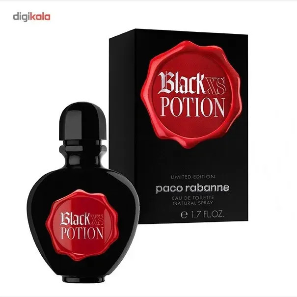 ادو تویلت زنانه پاکو رابان مدل Black XS Potion حجم 80 میلی لیتر