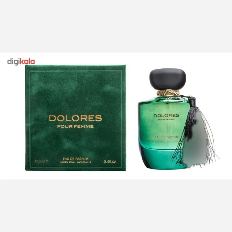 ادو پرفیوم زنانه فراگرنس ورد مدل DOLORES حجم 100 میلی لیتر