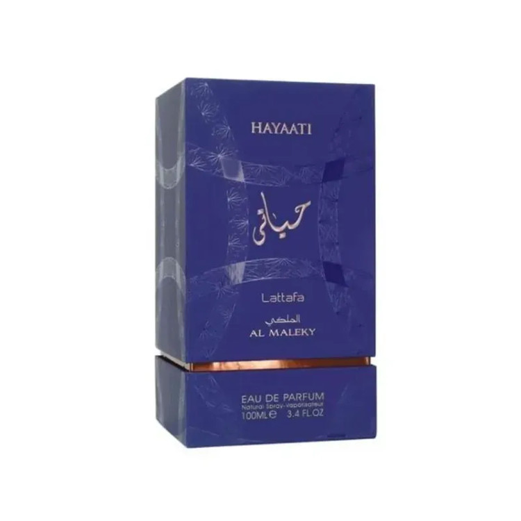 ادو پرفیوم مردانه و زنانه لطافه مدل Hayaati Al Maleky حجم 100 میلی لیتر