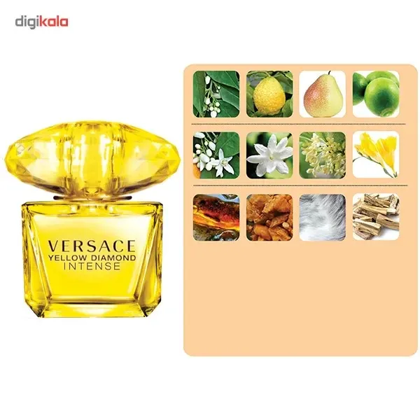 ادو پرفیوم زنانه ورساچه مدل Yellow Diamond Intense حجم 90 میلی لیتر