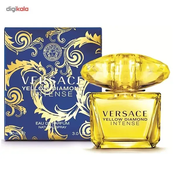 ادو پرفیوم زنانه ورساچه مدل Yellow Diamond Intense حجم 90 میلی لیتر