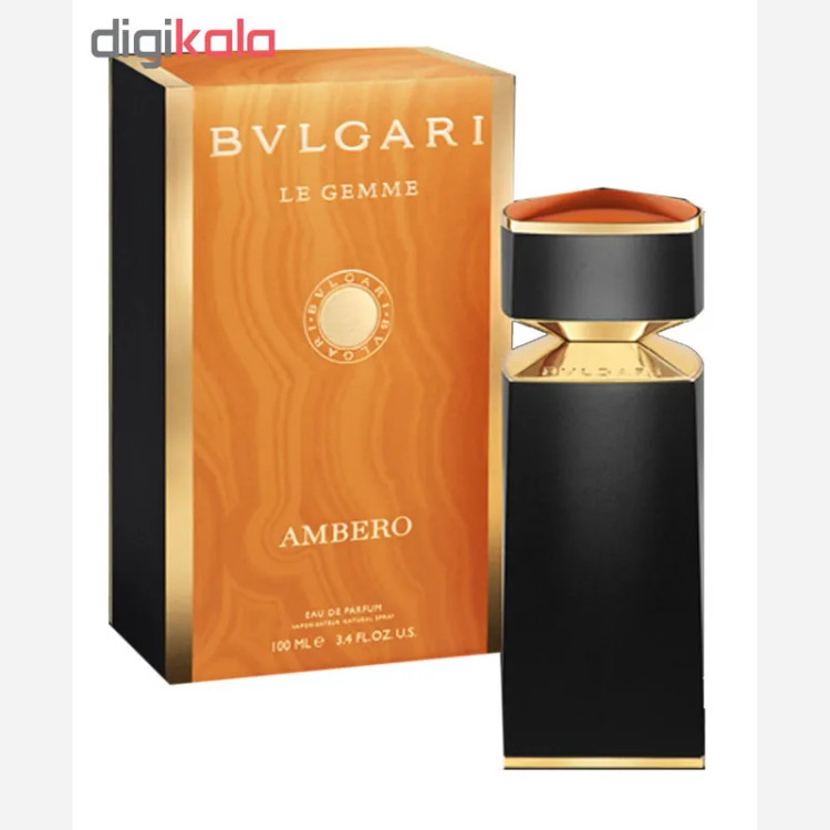ادو پرفیوم مردانه بولگاری مدل Le Gemme Men Ambero حجم 100 میلی لیتر