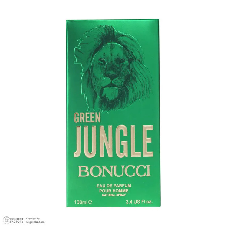 ادو پرفیوم مردانه بونوچی مدل Green Jungle حجم 100 میلی لیتر