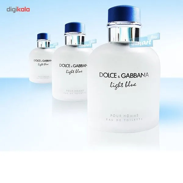 ادو تویلت مردانه دولچه اند گابانا مدل Light Blue Pour Homme حجم 125 میلی لیتر