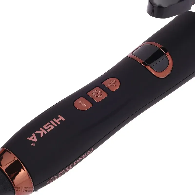 فر کننده و حالت دهنده مو هیسکا مدل H5414 با صفحات سرامیک کراتینه و قابلیت تنظیم دما