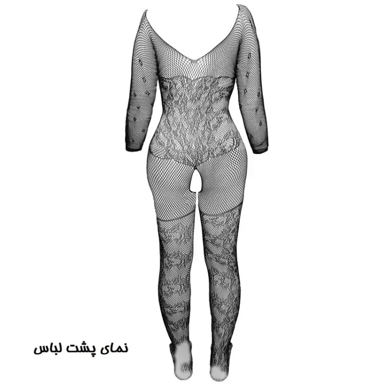 لباس خواب زنانه فانتزی فاق باز فری سایز با کشسانی بالا