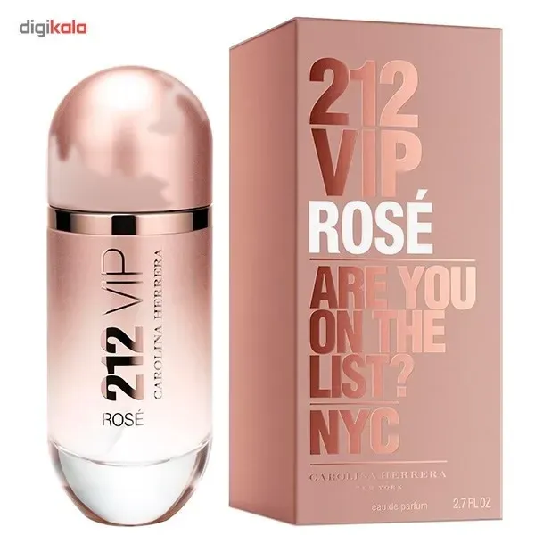 ادو پرفیوم زنانه کارولینا هررا مدل 212 VIP Rose حجم 80 میلی لیتر