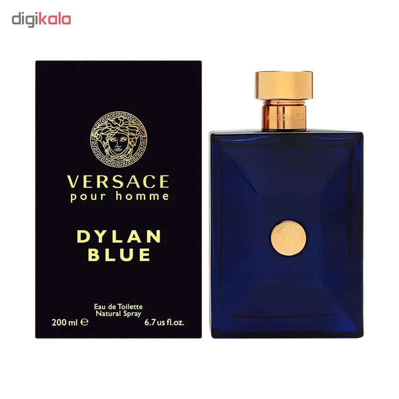 ادو تویلت مردانه ورساچه مدل Pour Homme Dylan Blue حجم 100 میلی لیتر