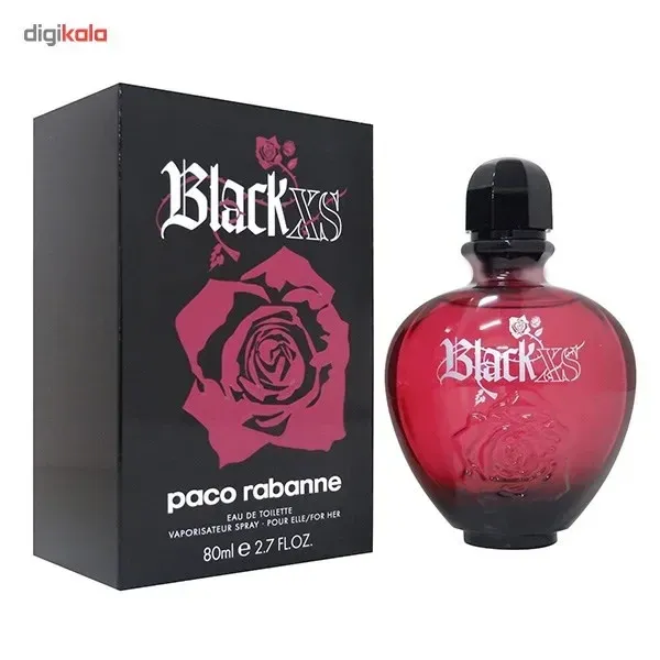 ادو تویلت زنانه پاکو رابان مدل Black XS حجم 80 میلی لیتر