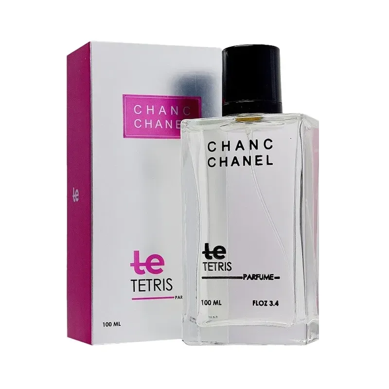 ادوپرفیوم زنانه تتریس مدل Chanel Chance حجم 100 میلیلیتر با رایحه شیرین